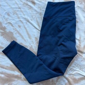Zelos Blue Fleece Lined Leggings - L
